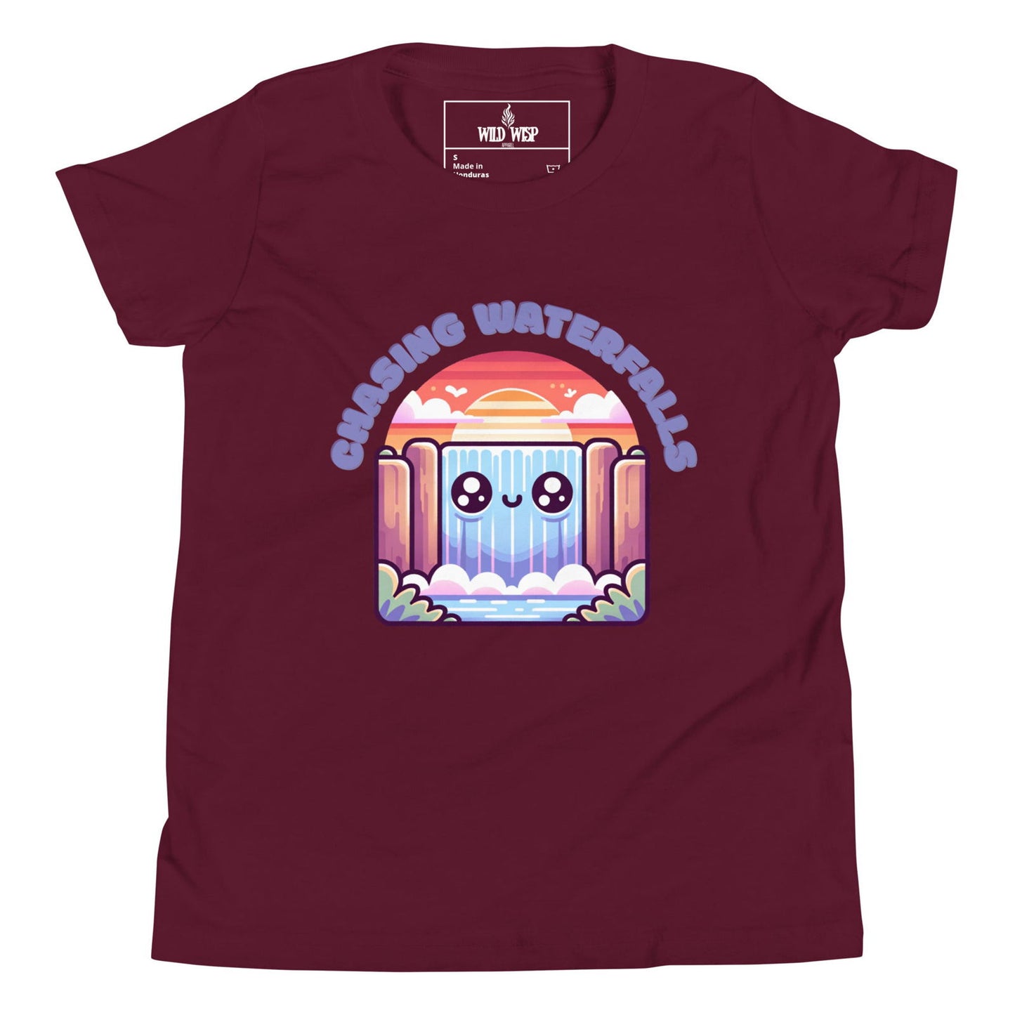 'Chasing Waterfalls' Youth Short Sleeve T-Shirt T-Shirts