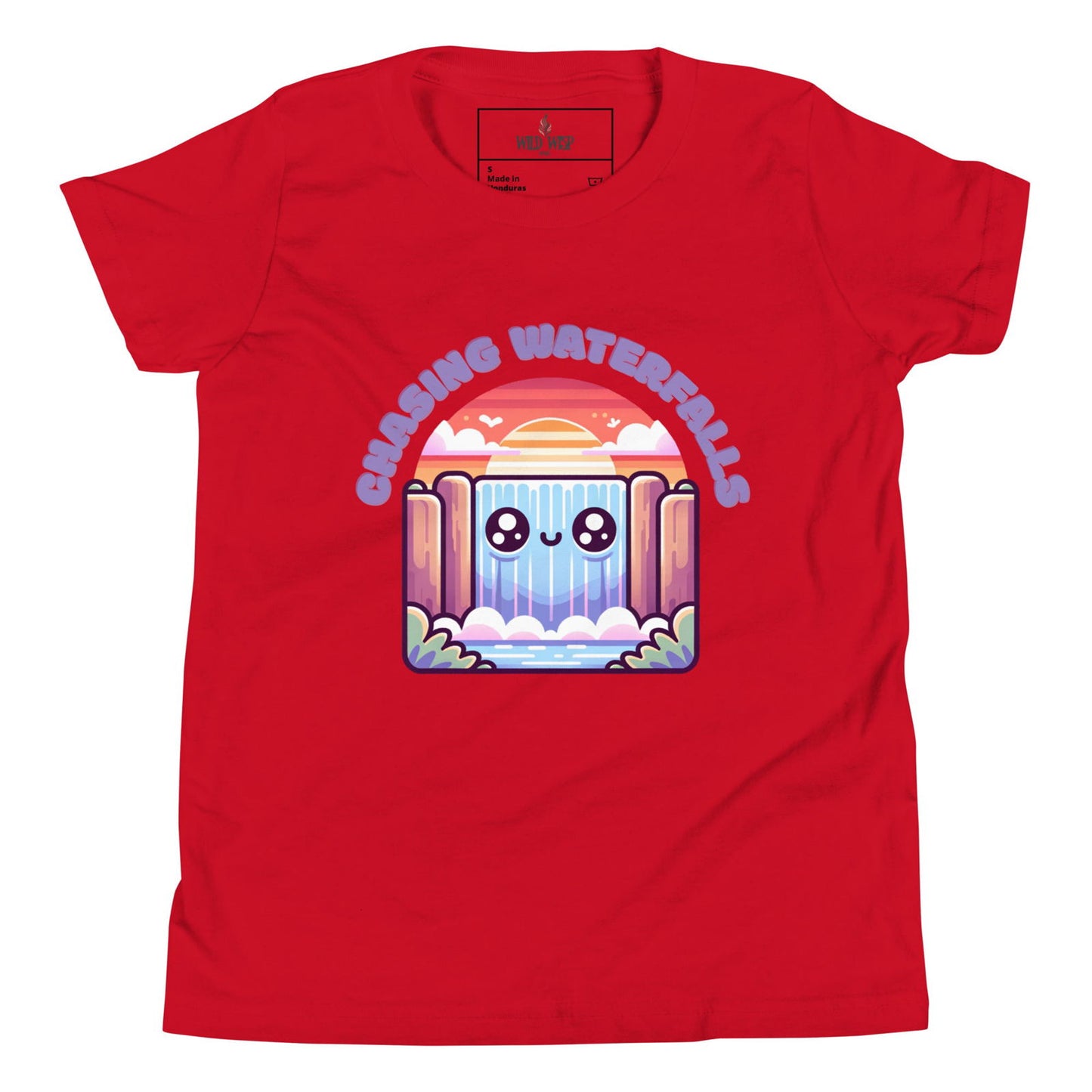 'Chasing Waterfalls' Youth Short Sleeve T-Shirt T-Shirts