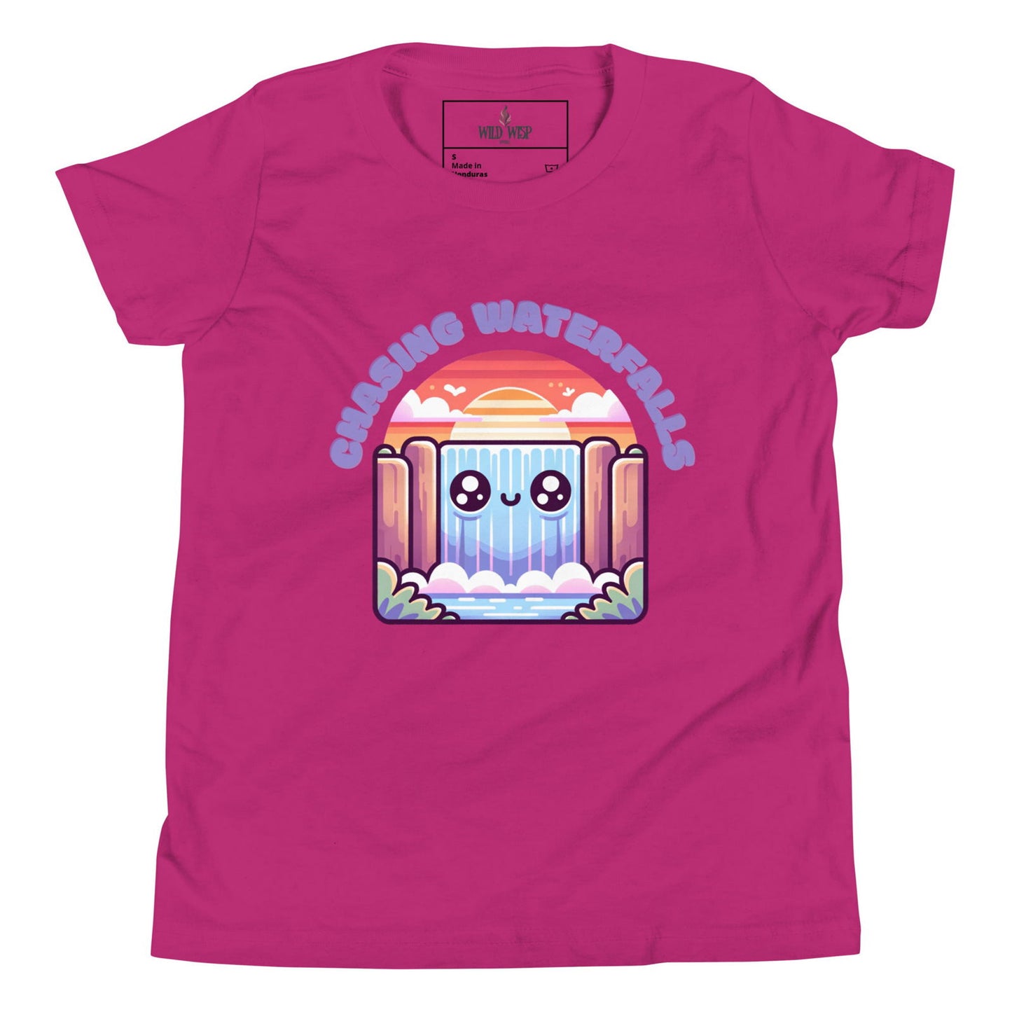 'Chasing Waterfalls' Youth Short Sleeve T-Shirt T-Shirts