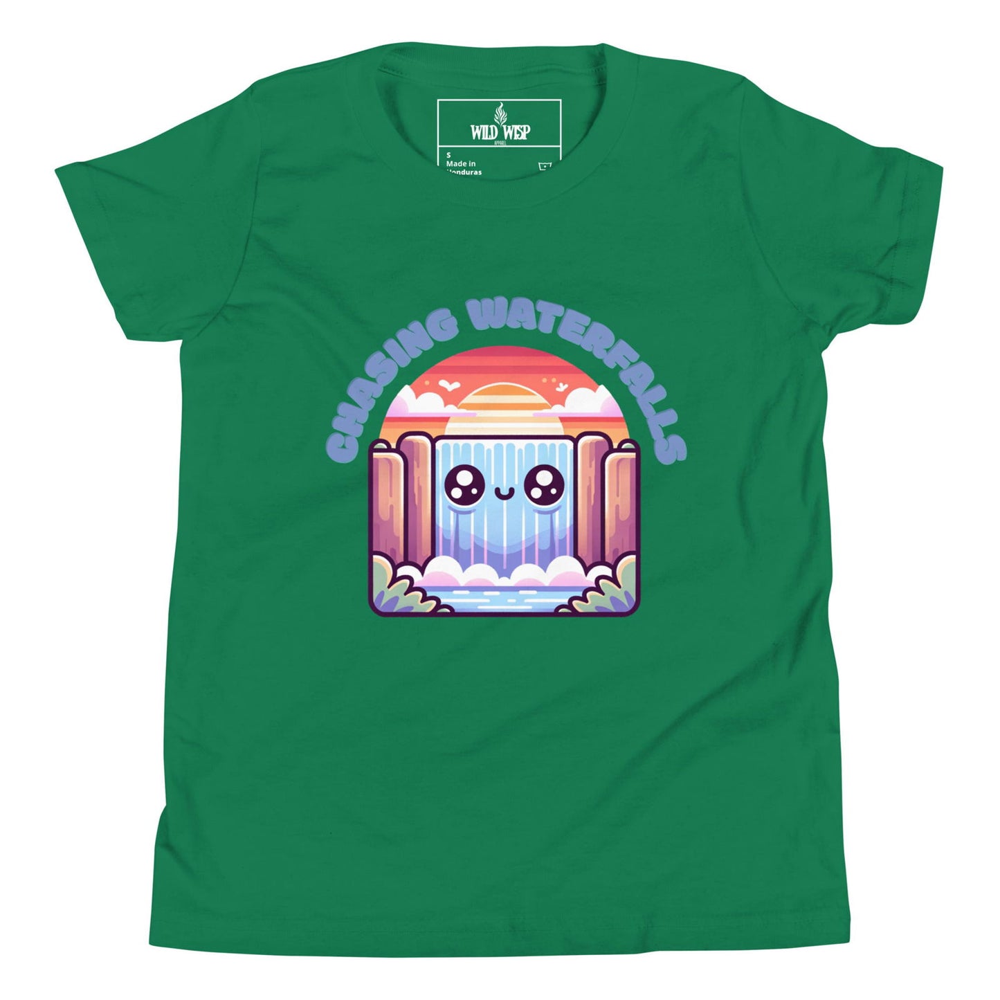 'Chasing Waterfalls' Youth Short Sleeve T-Shirt T-Shirts