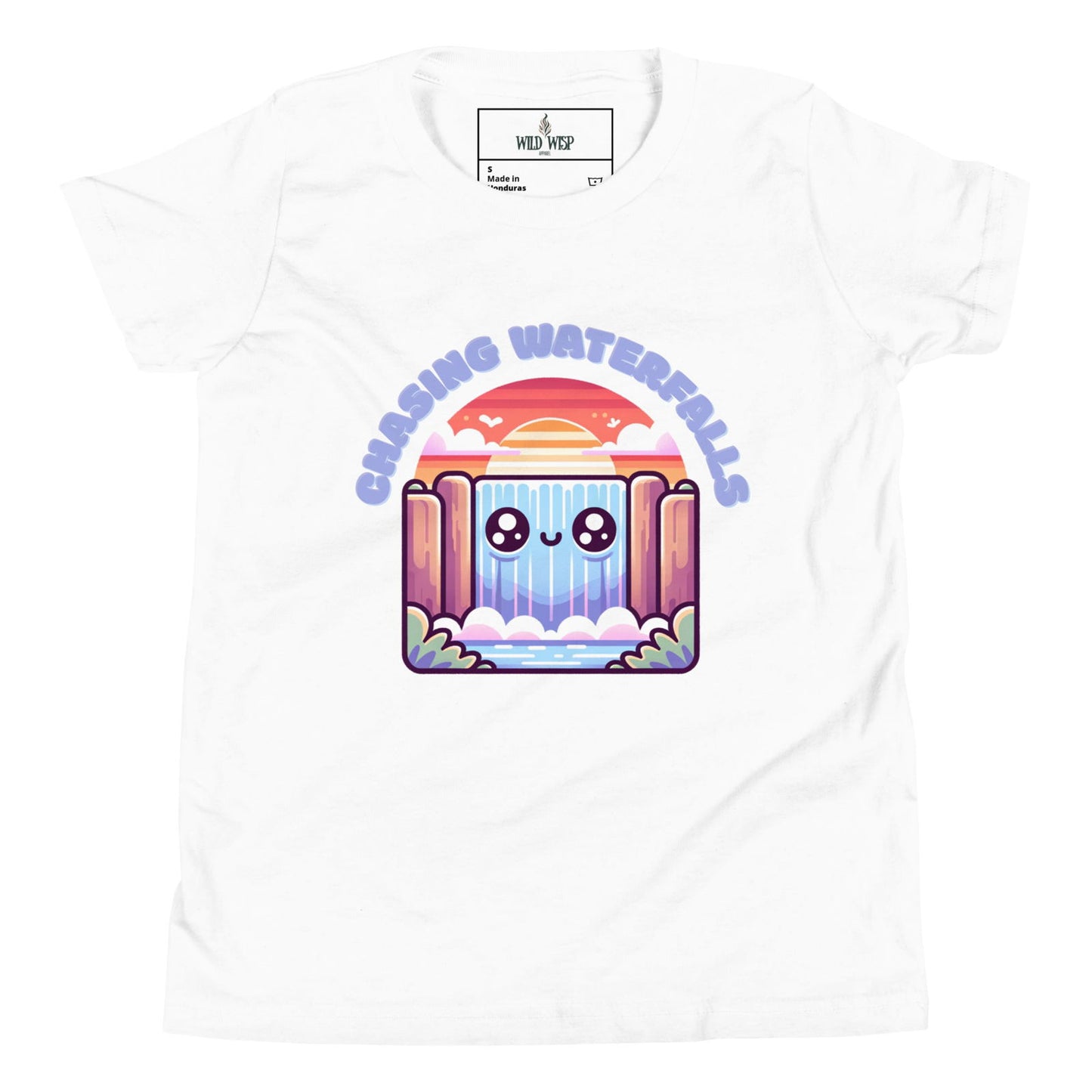 'Chasing Waterfalls' Youth Short Sleeve T-Shirt T-Shirts
