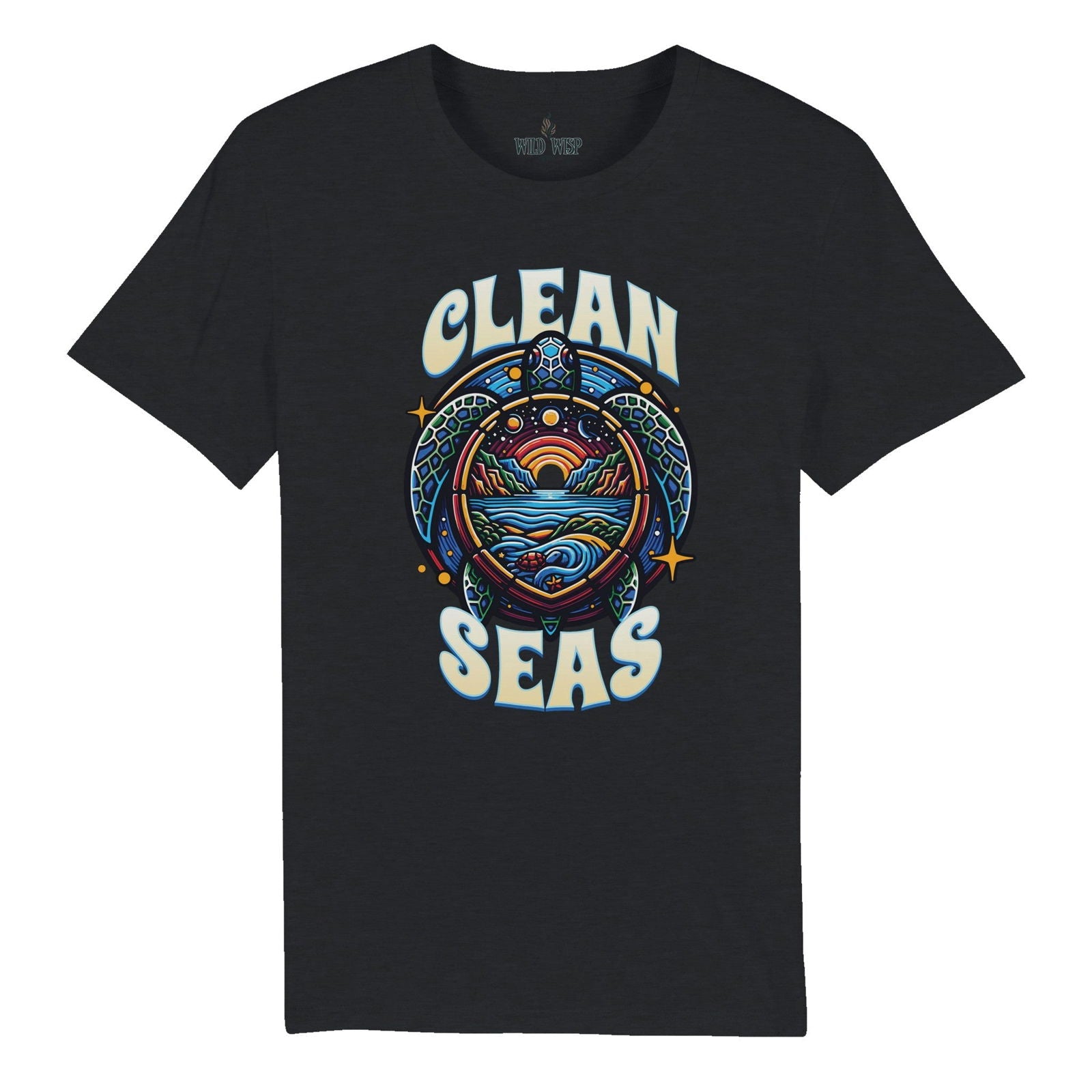 'Clean Seas' Organic Unisex Crewneck T-shirt T-Shirts