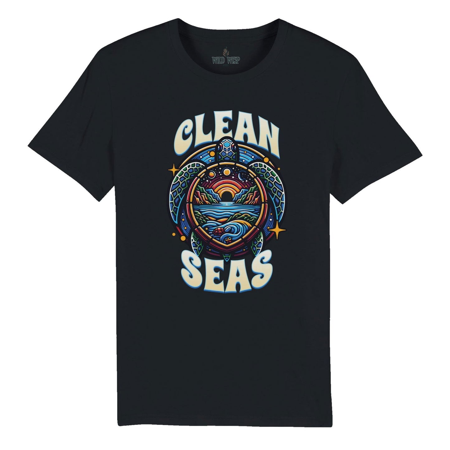 'Clean Seas' Organic Unisex Crewneck T-shirt T-Shirts