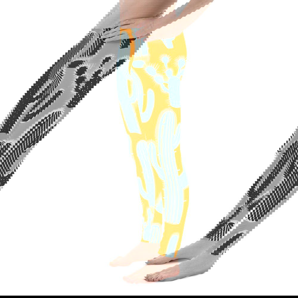 'Desert Cacti' Men's Leggings Leggings