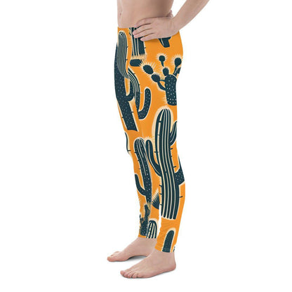 'Desert Cacti' Men's Leggings Leggings