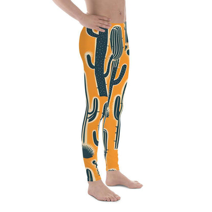 'Desert Cacti' Men's Leggings Leggings