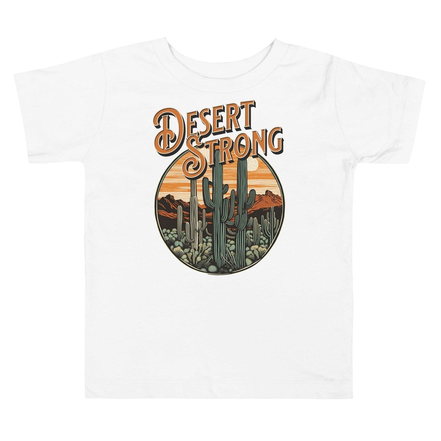 'Desert Strong' Toddler Short Sleeve Tee T-Shirts