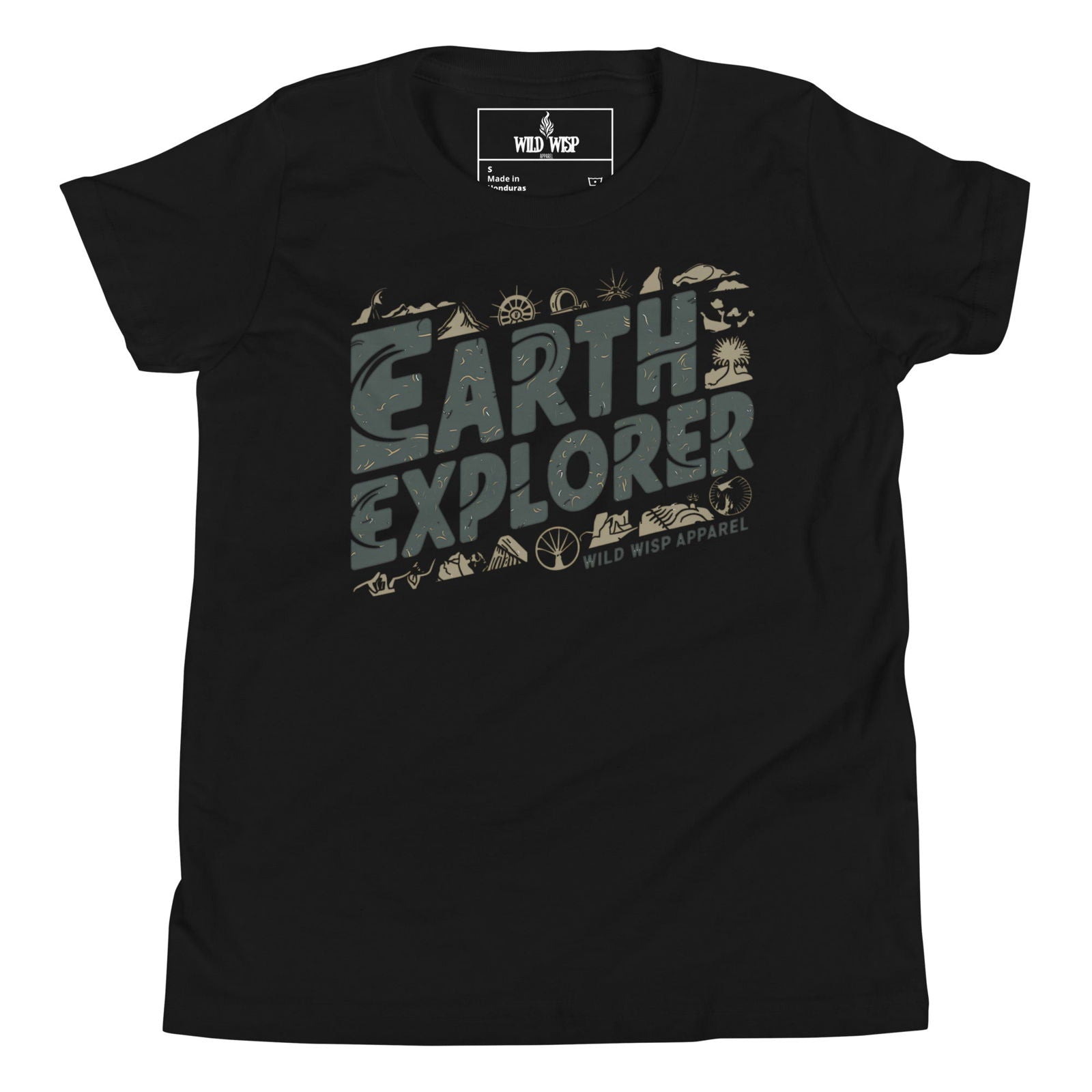 'Earth Explorer' Youth Short Sleeve T-Shirt T-Shirts