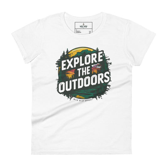 'Explore the Outdoors' Women's short sleeve t-shirt T-Shirts