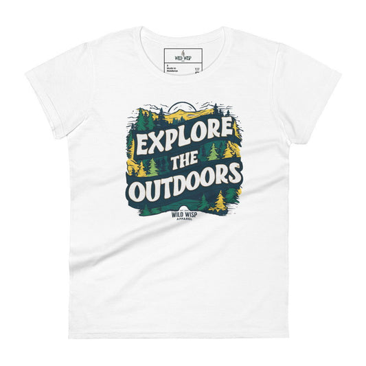 'Explore the Outdoors' Women's short sleeve t-shirt T-Shirts