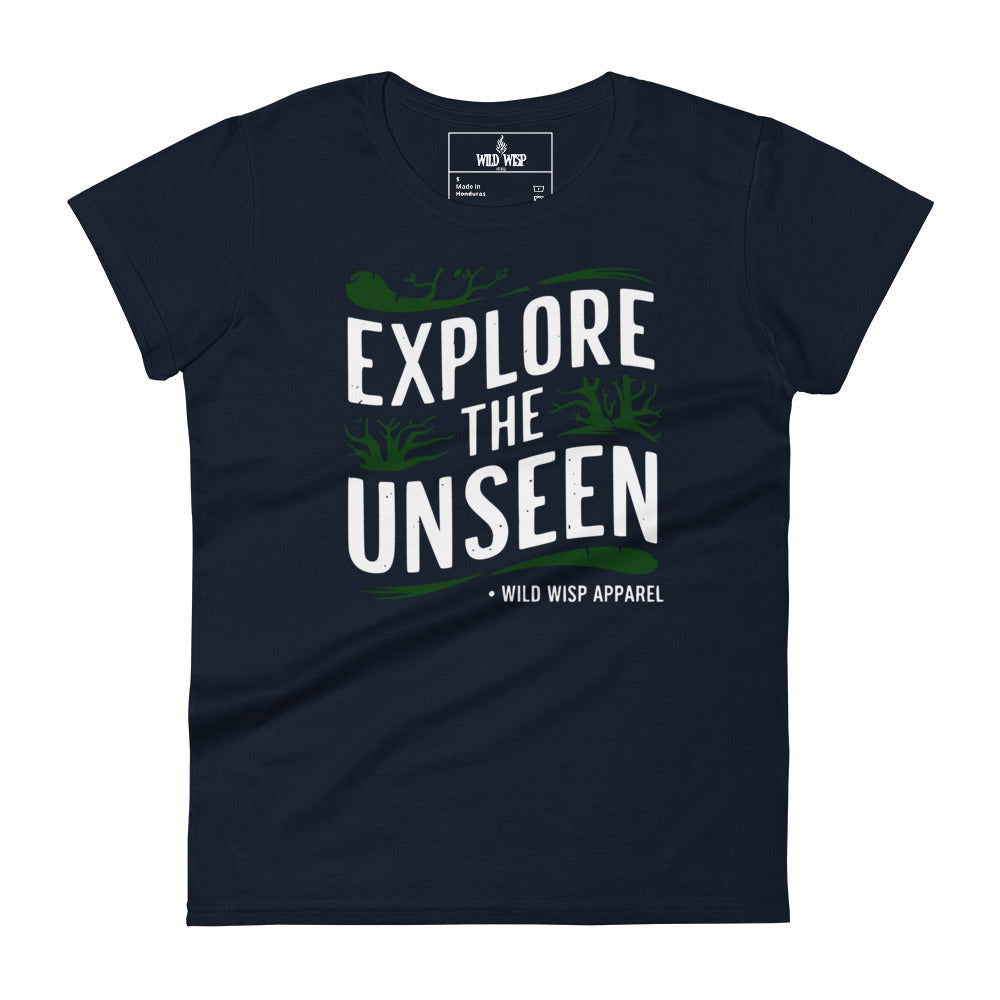 'Explore the Unseen' Women's short sleeve t-shirt T-Shirts