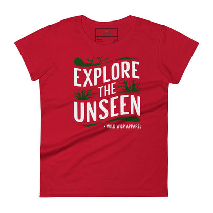 'Explore the Unseen' Women's short sleeve t-shirt T-Shirts