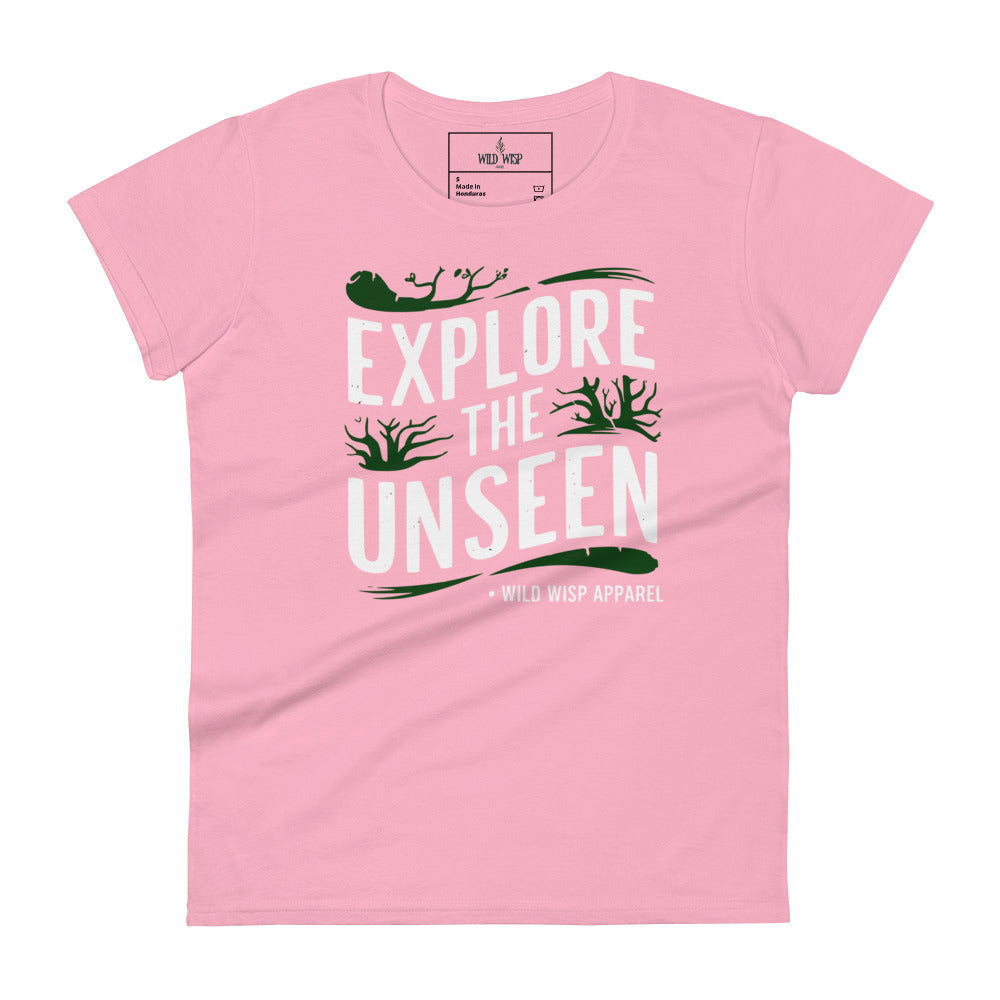 'Explore the Unseen' Women's short sleeve t-shirt T-Shirts