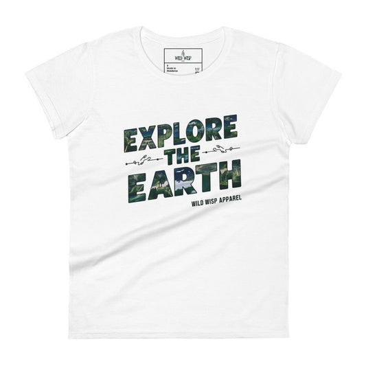 'Explore the Earth' Women's short sleeve t-shirt T-Shirts