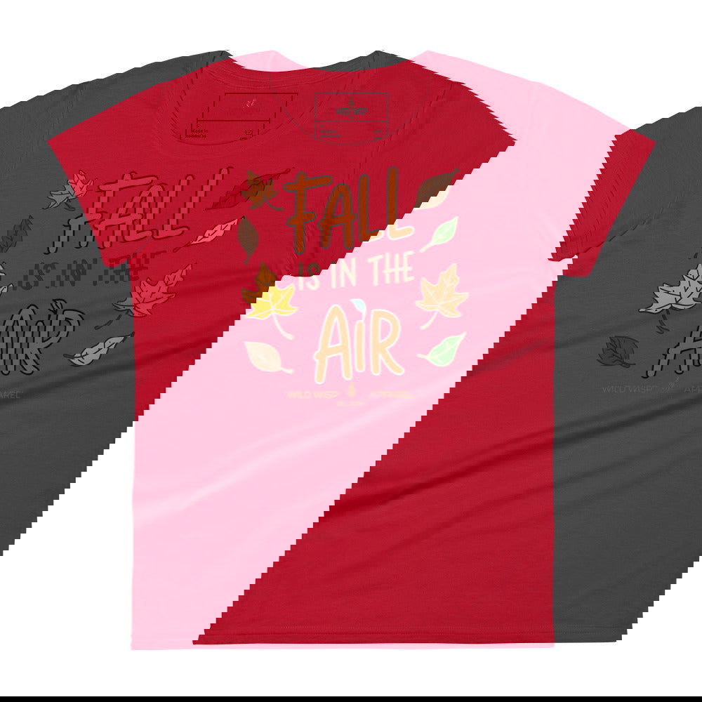'Fall is in the Air' Women's short sleeve t-shirt T-Shirts