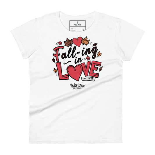 'Falling in Love' Women's short sleeve t-shirt T-Shirts