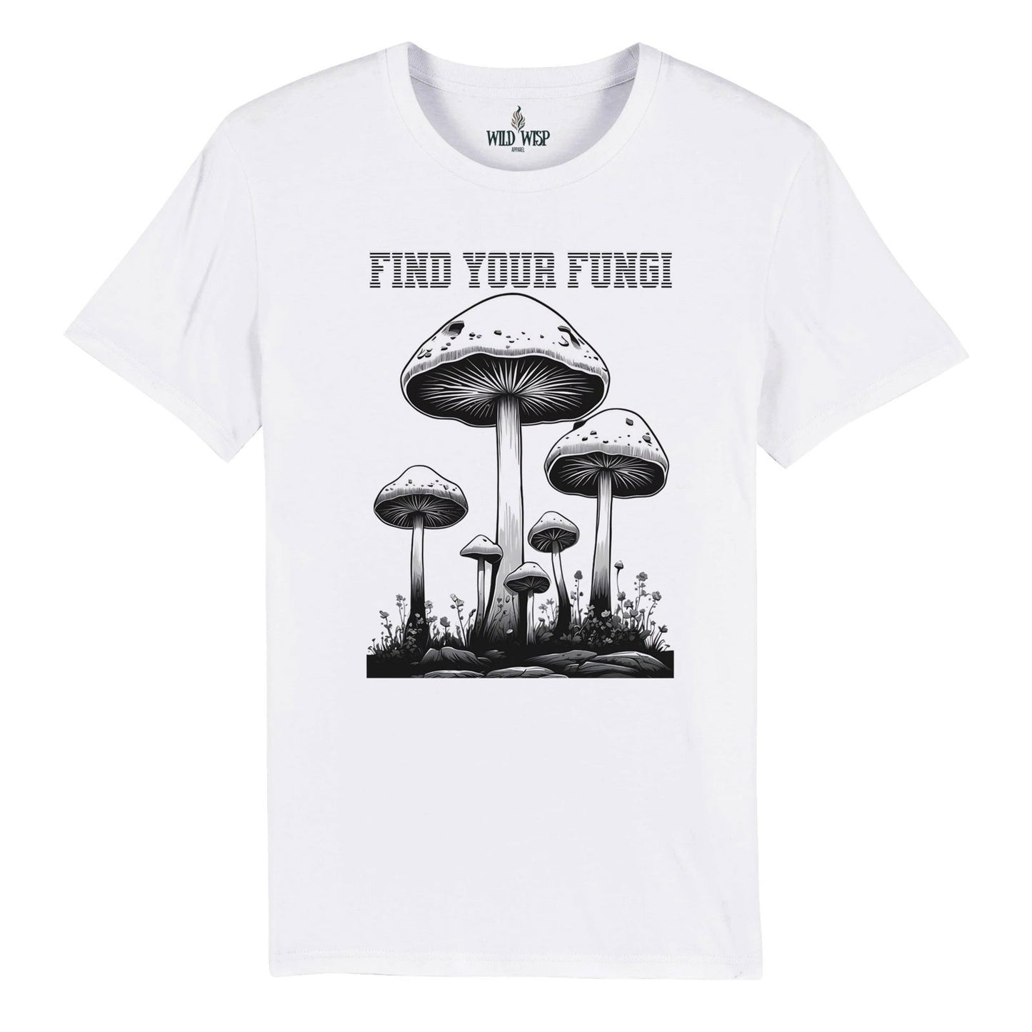 'Find Your Fungi' Organic Unisex Crewneck T-shirt T-Shirts