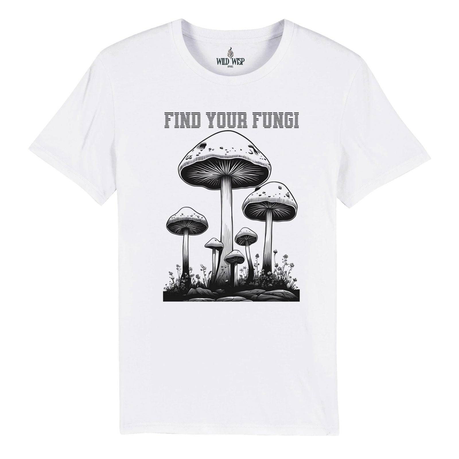 'Find Your Fungi' Organic Unisex Crewneck T-shirt T-Shirts