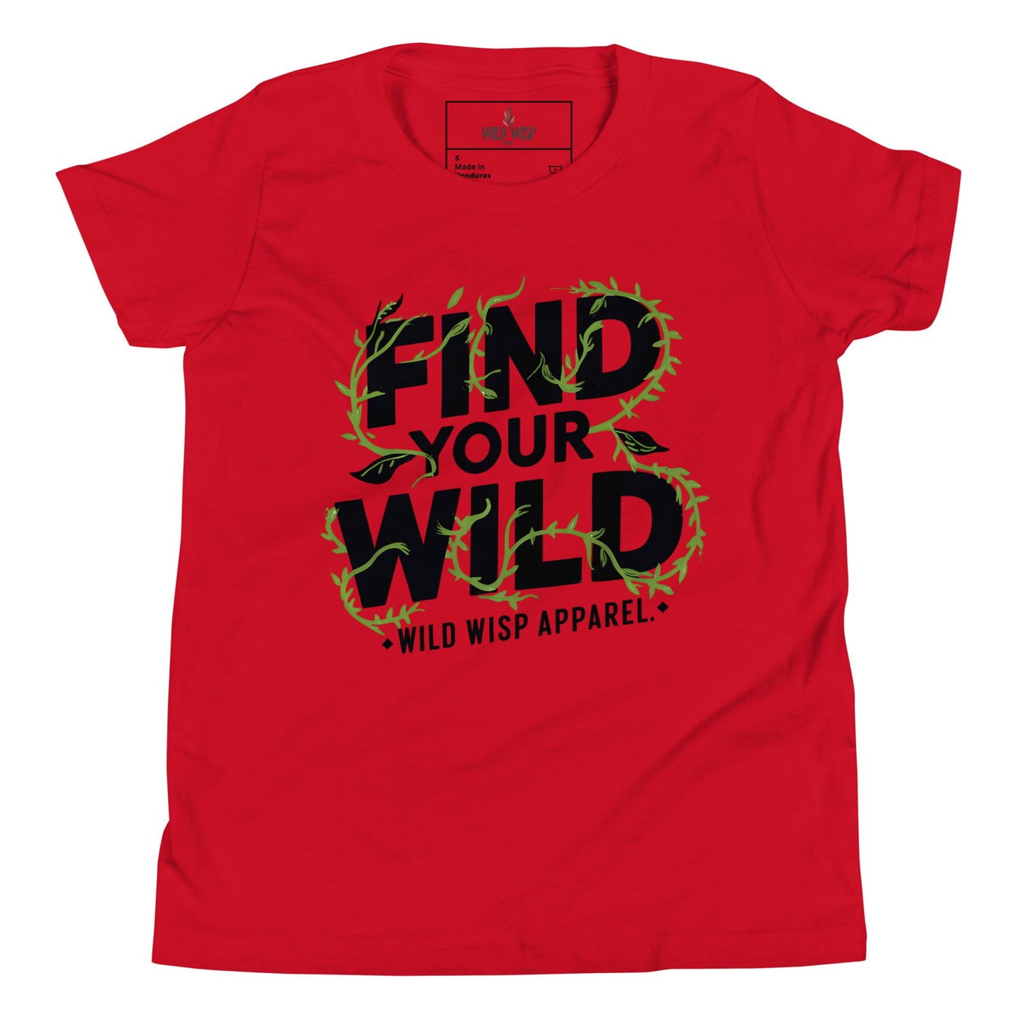'Find Your Wild' Youth Short Sleeve T-Shirt T-Shirts