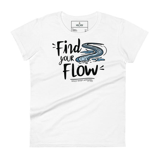'Find your Flow' Women's short sleeve t-shirt T-Shirts
