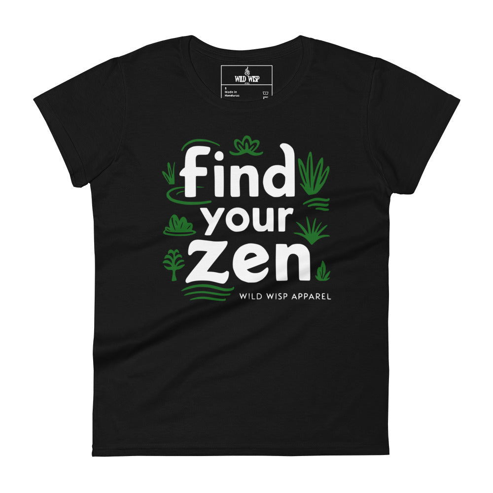 'Find your Zen' Women's short sleeve t-shirt T-Shirts