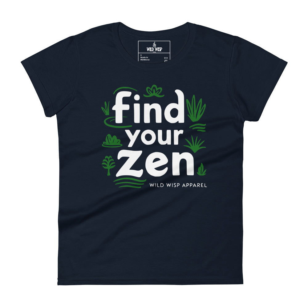 'Find your Zen' Women's short sleeve t-shirt T-Shirts