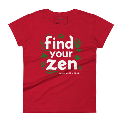 'Find your Zen' Women's short sleeve t-shirt T-Shirts