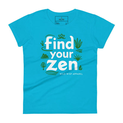 'Find your Zen' Women's short sleeve t-shirt T-Shirts