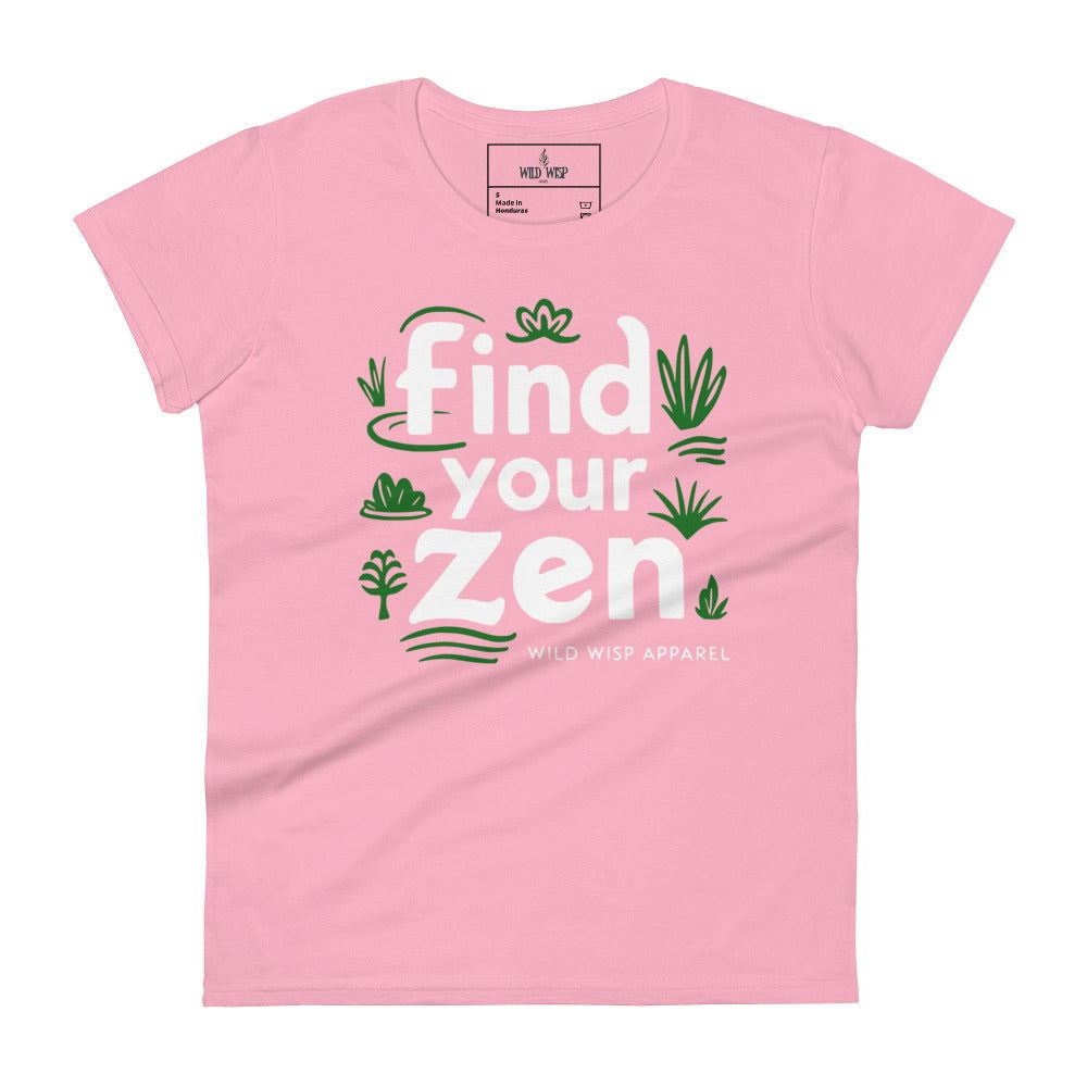 'Find your Zen' Women's short sleeve t-shirt T-Shirts