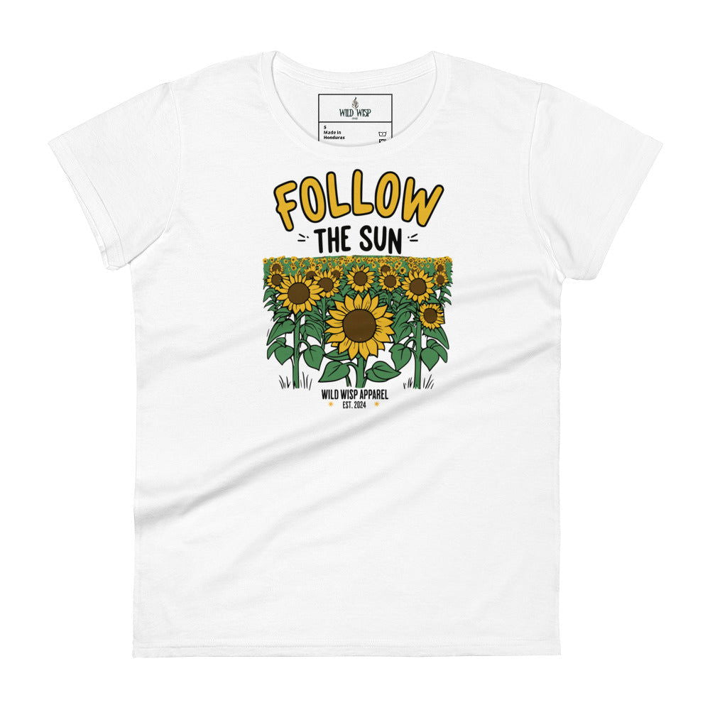 'Follow the Sun' Women's short sleeve t-shirt T-Shirts