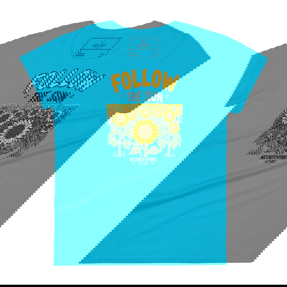 'Follow the Sun' Women's short sleeve t-shirt T-Shirts