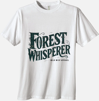 'Forest Whisperer' Organic Unisex Crewneck T-shirt T-Shirts