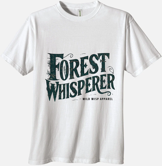 'Forest Whisperer' Organic Unisex Crewneck T-shirt - Wild Wisp Apparel