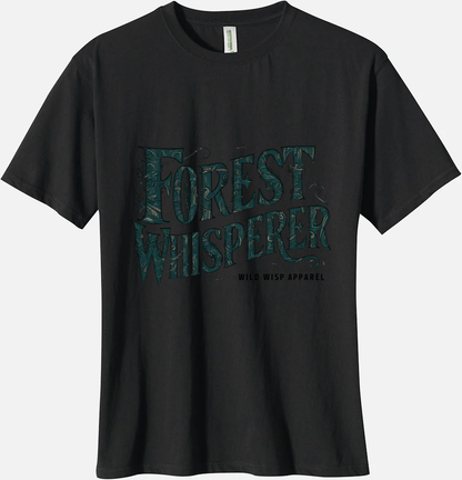 'Forest Whisperer' Organic Unisex Crewneck T-shirt T-Shirts