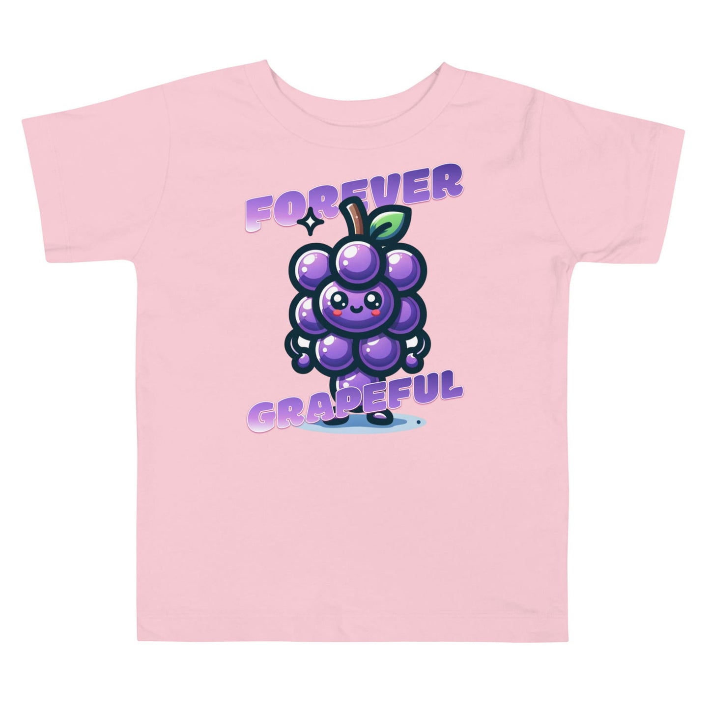 'Forever Grapeful' Toddler Short Sleeve Tee T-Shirts