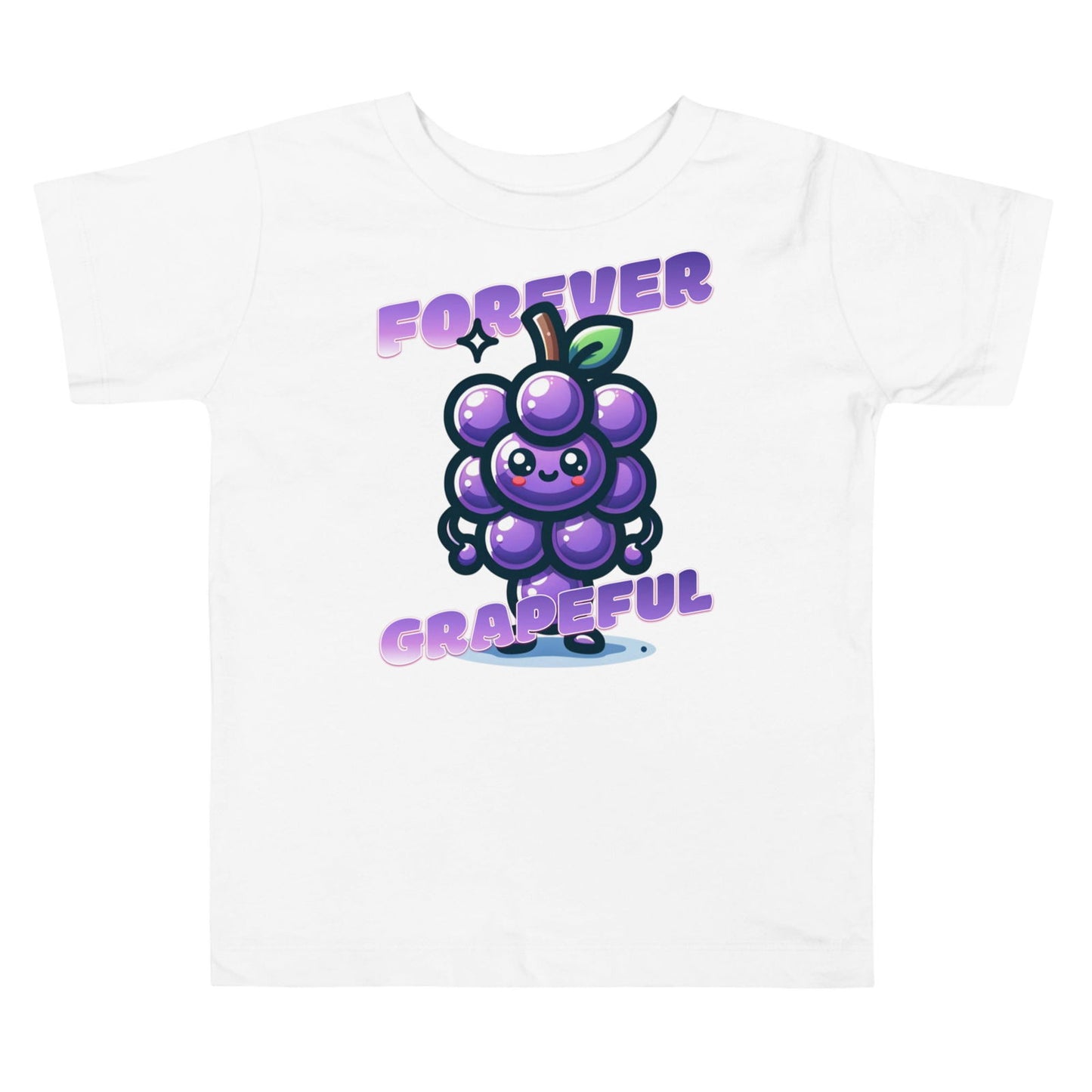 'Forever Grapeful' Toddler Short Sleeve Tee T-Shirts
