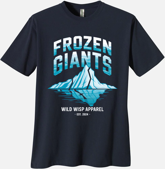 'Frozen Giants' Organic Unisex Crewneck T-shirt