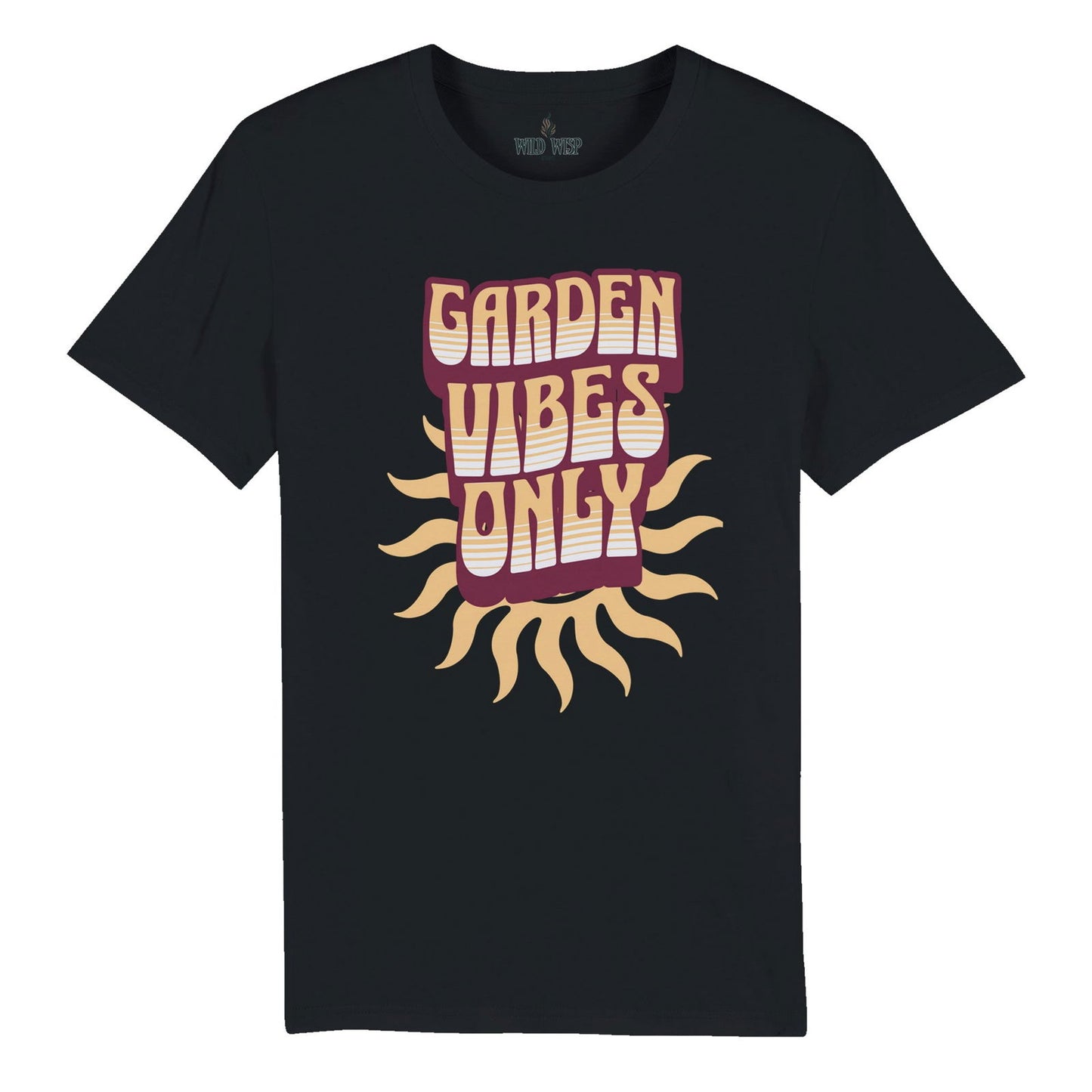 'Garden Vibes Only' Organic Unisex Crewneck T-shirt T-Shirts