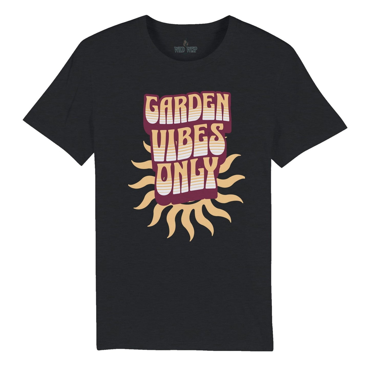 'Garden Vibes Only' Organic Unisex Crewneck T-shirt T-Shirts