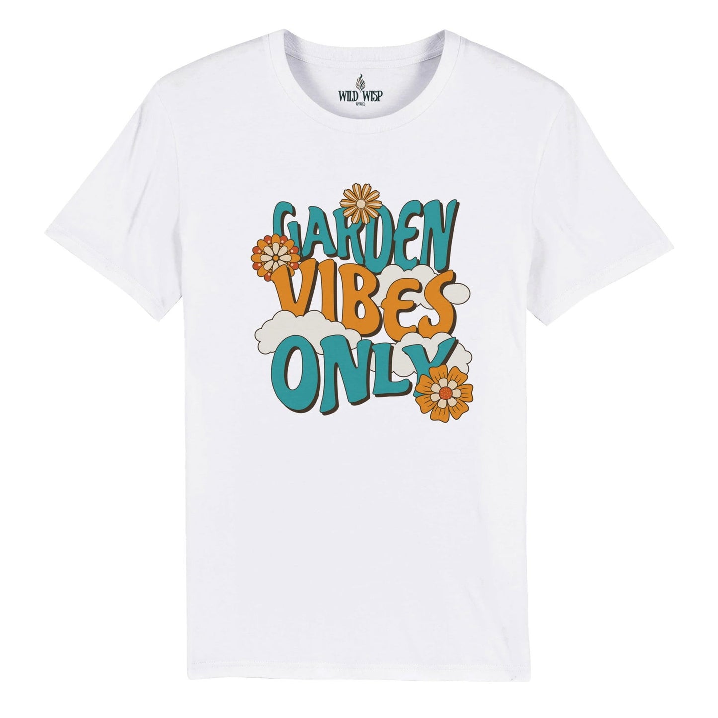 'Garden Vibes Only' Organic Unisex Crewneck T-shirt T-Shirts
