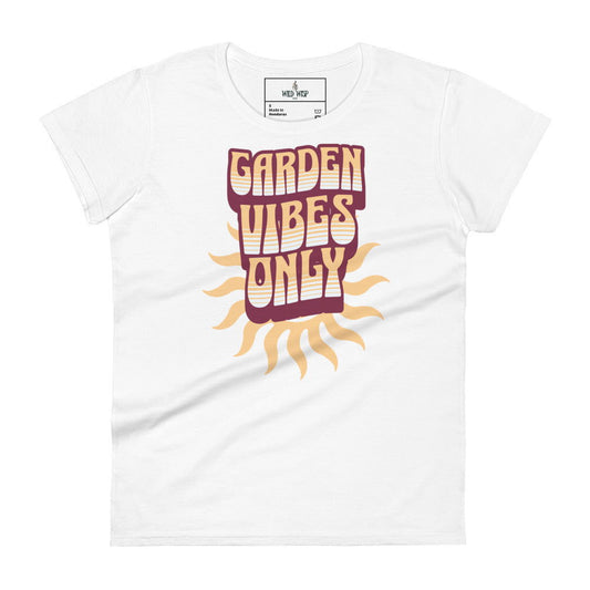 'Garden Vibes Only' Women's short sleeve t-shirt T-Shirts