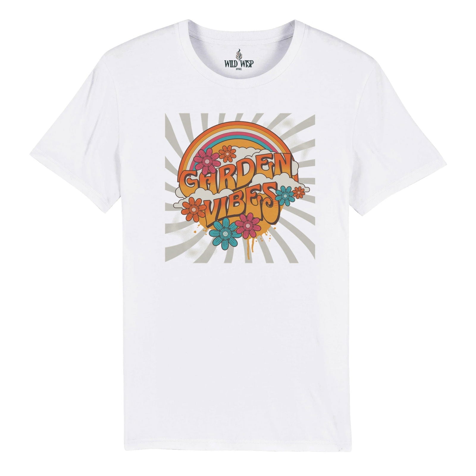 'Garden Vibes' Organic Unisex Crewneck T-shirt T-Shirts