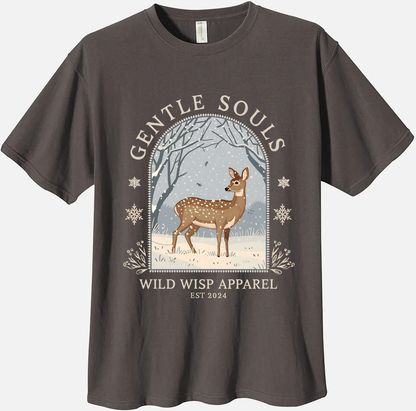 'Gentle Souls' Organic Unisex Crewneck T-shirt