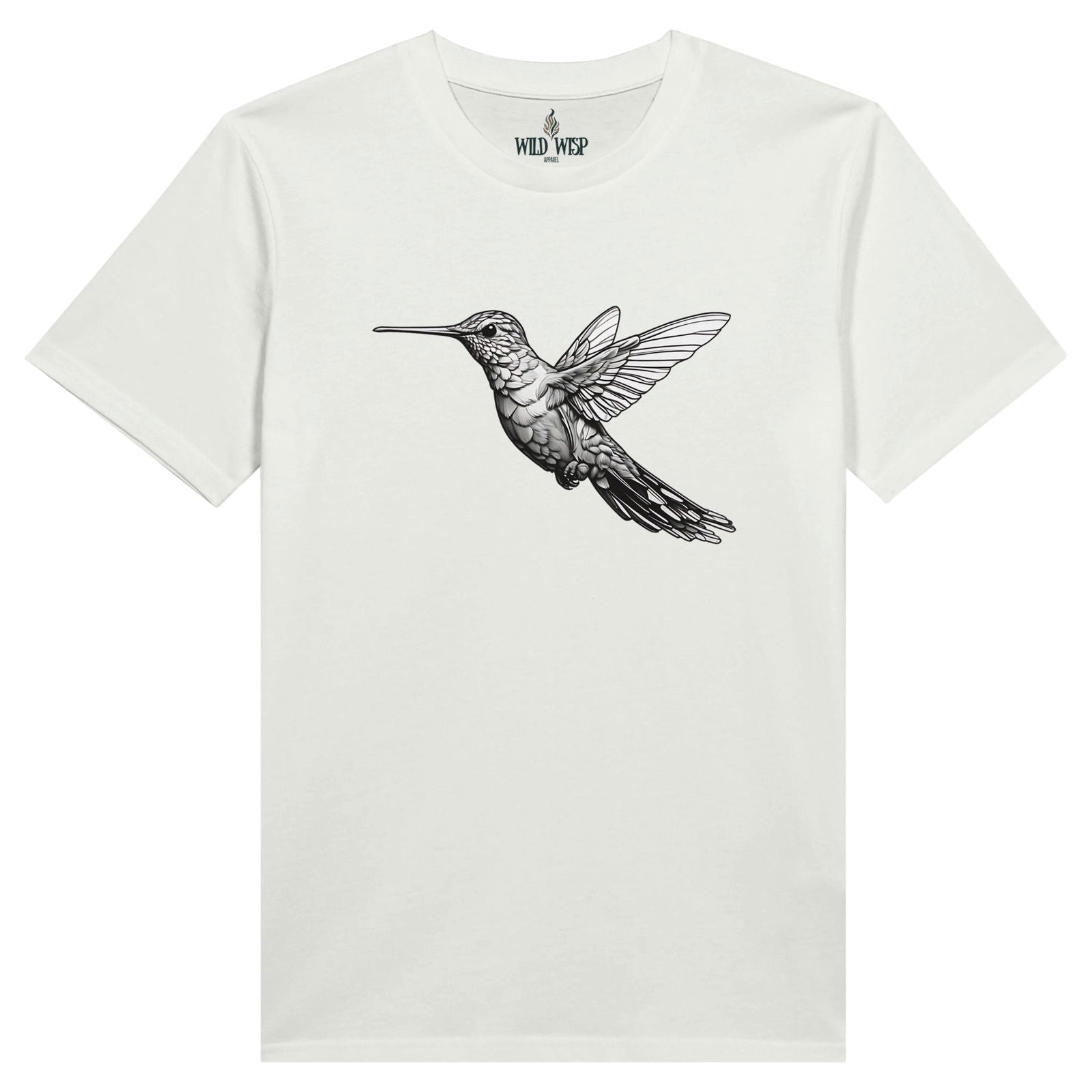 'Hummingbird' Organic Unisex Crewneck T-shirt T-Shirts