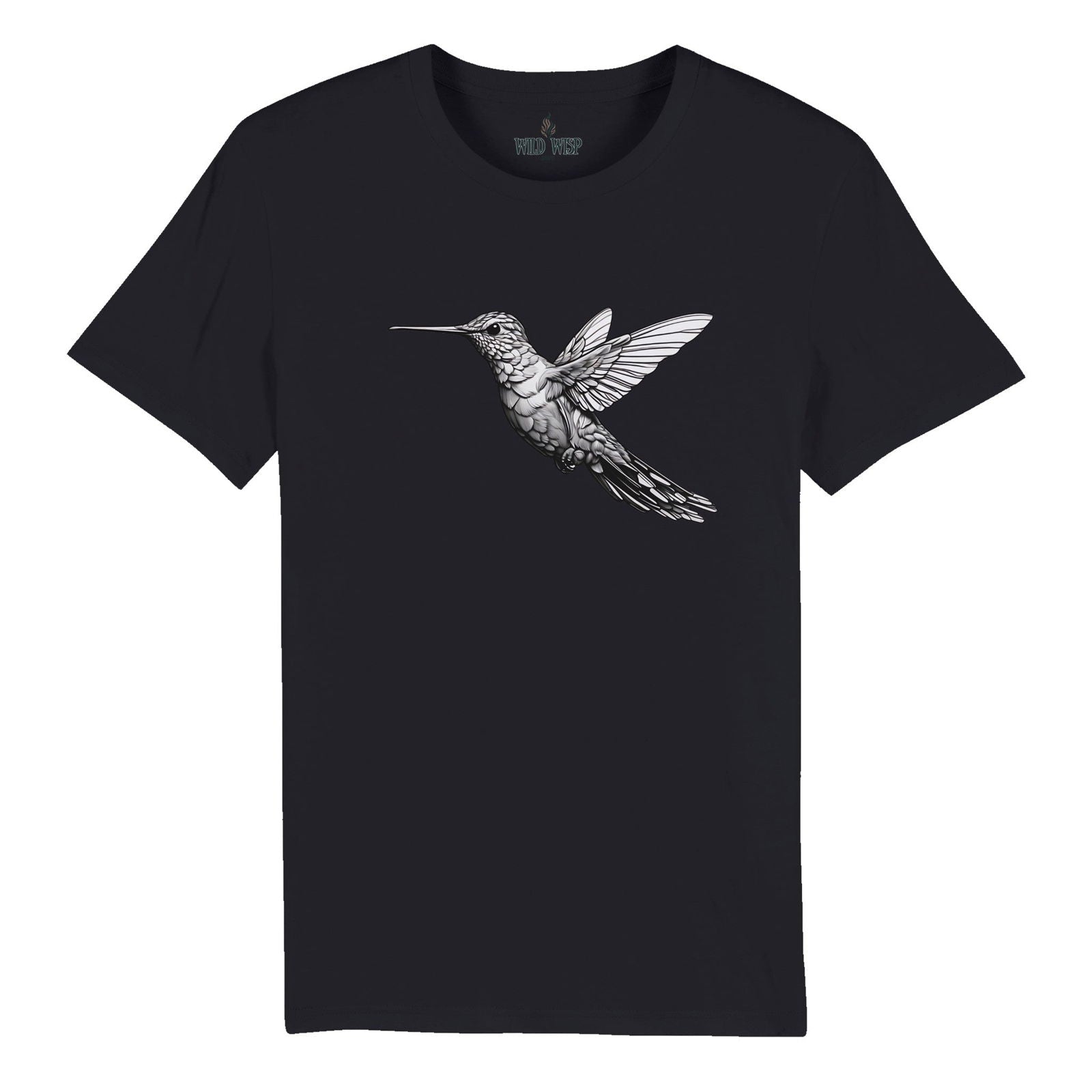 'Hummingbird' Organic Unisex Crewneck T-shirt T-Shirts