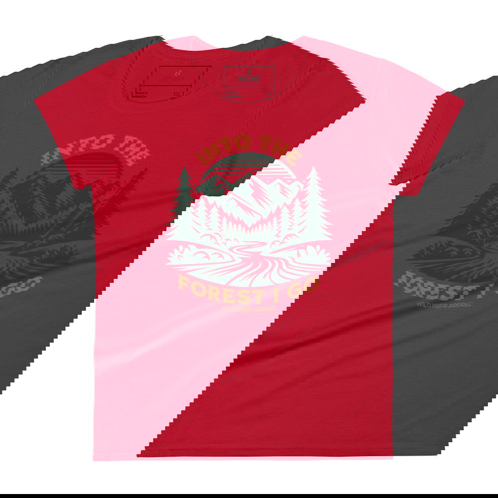'Into the Forest I Go' Women's short sleeve t-shirt T-Shirts