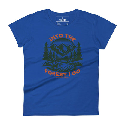 'Into the Forest I Go' Women's short sleeve t-shirt T-Shirts