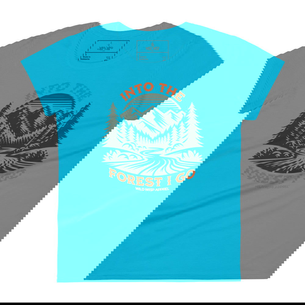 'Into the Forest I Go' Women's short sleeve t-shirt T-Shirts
