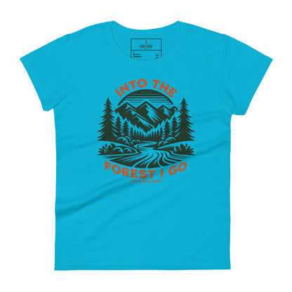 'Into the Forest I Go' Women's short sleeve t-shirt T-Shirts