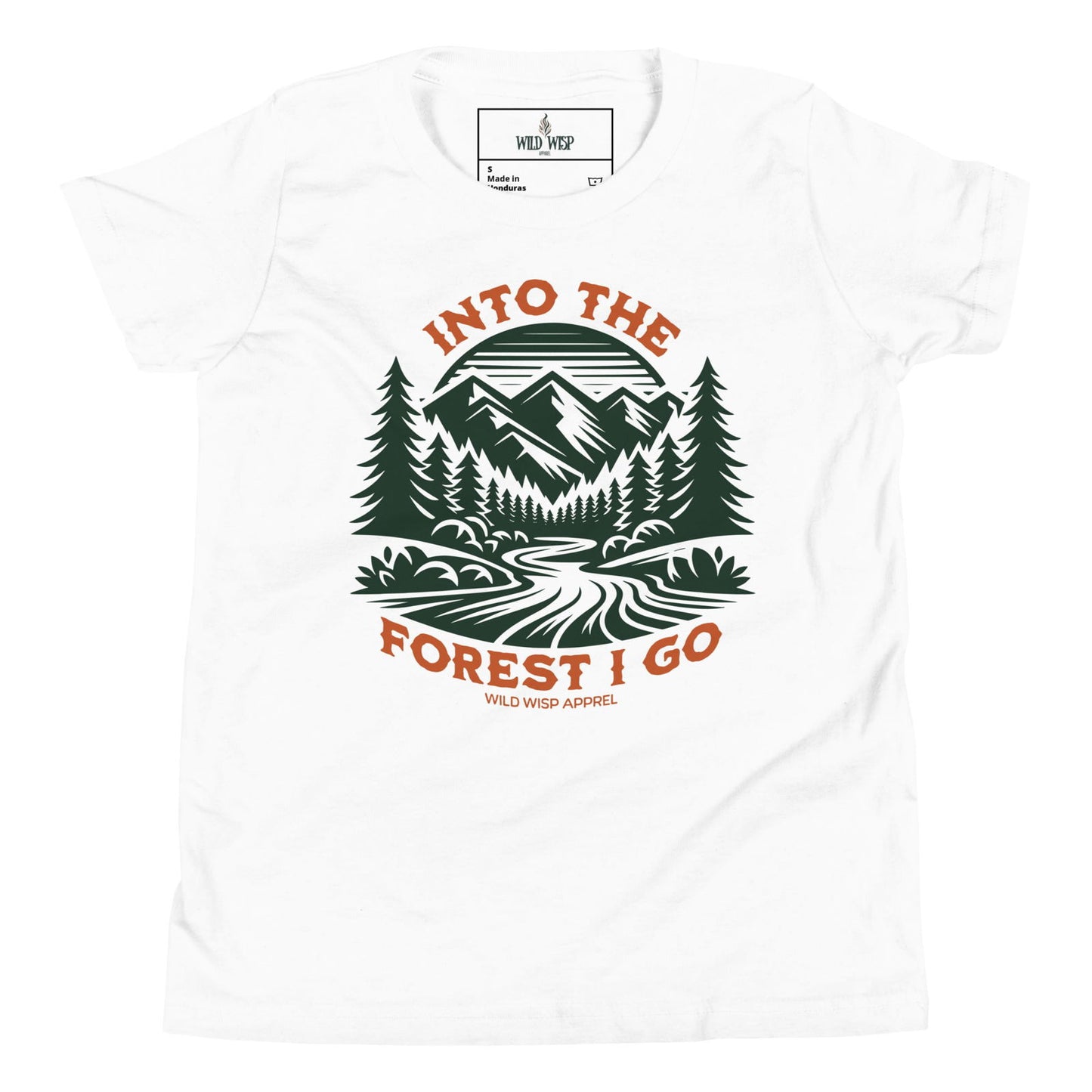 'Into the Forest I Go' Youth Short Sleeve T-Shirt T-Shirts